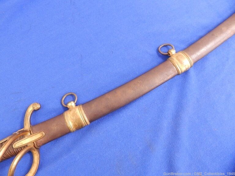 1820s-30s French Officer Sword with Scabbard-img-2
