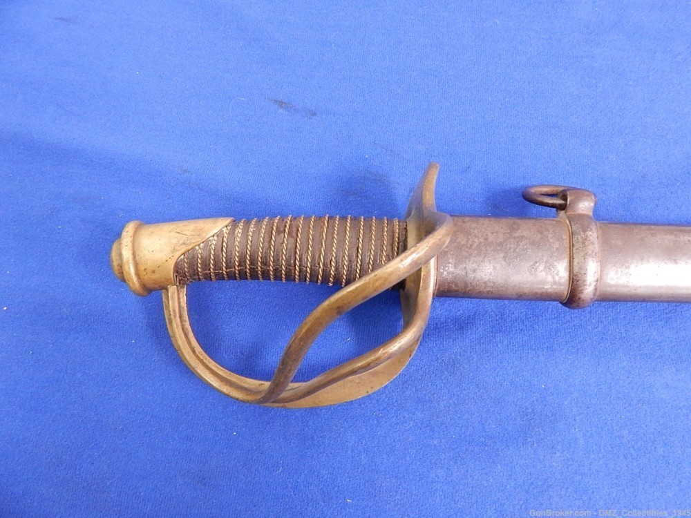 1857 Ames Heavy Cavalry Sword with Scabbard-img-1
