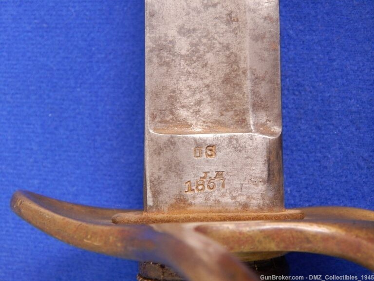1857 Ames Heavy Cavalry Sword with Scabbard-img-4