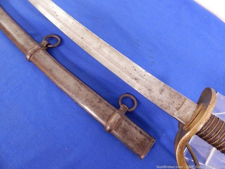 1857 Ames Heavy Cavalry Sword with Scabbard-img-8