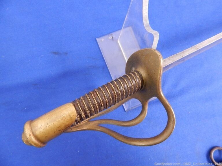 1857 Ames Heavy Cavalry Sword with Scabbard-img-5