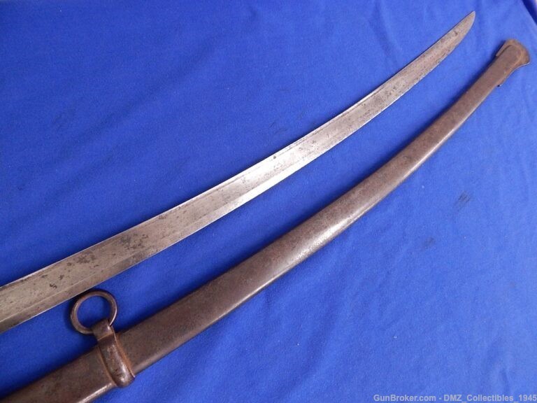 1857 Ames Heavy Cavalry Sword with Scabbard-img-3