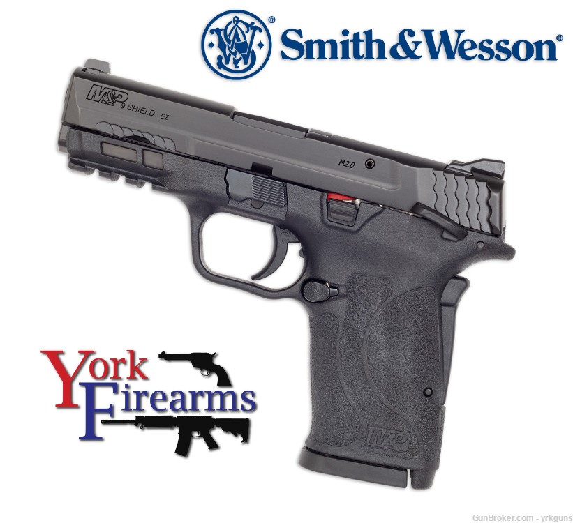 Smith & Wesson M&P9 Shield M2.0 EZ Series 9mm Handgun NEW 12436-img-0