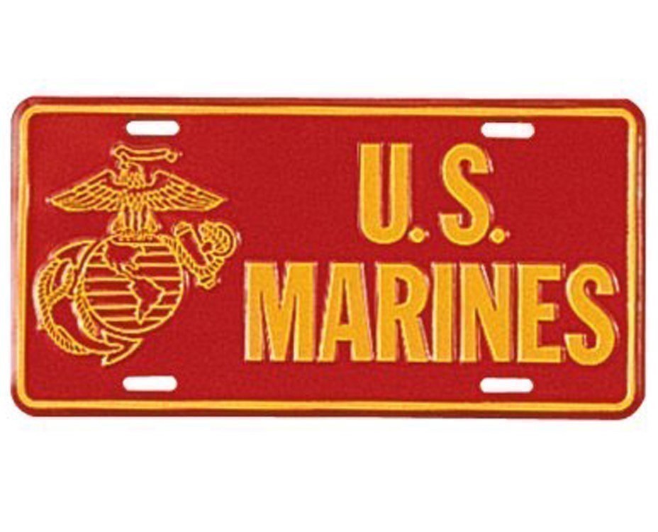 US Marines License Plate-img-0