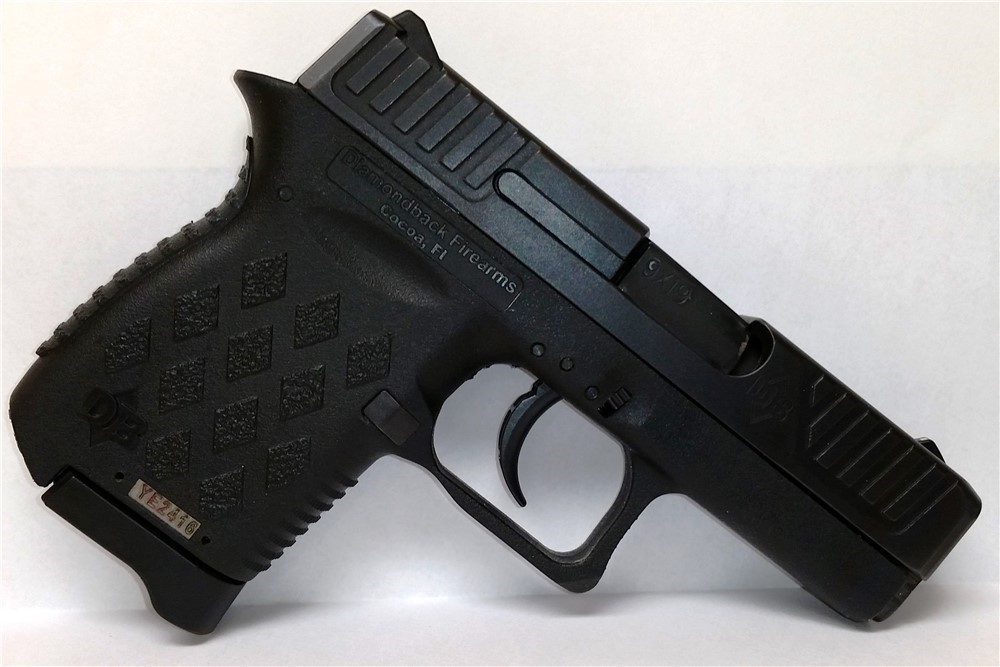 Diamondback DB-9 9mm Semiautomatic Deep Concealable Handgun-img-0