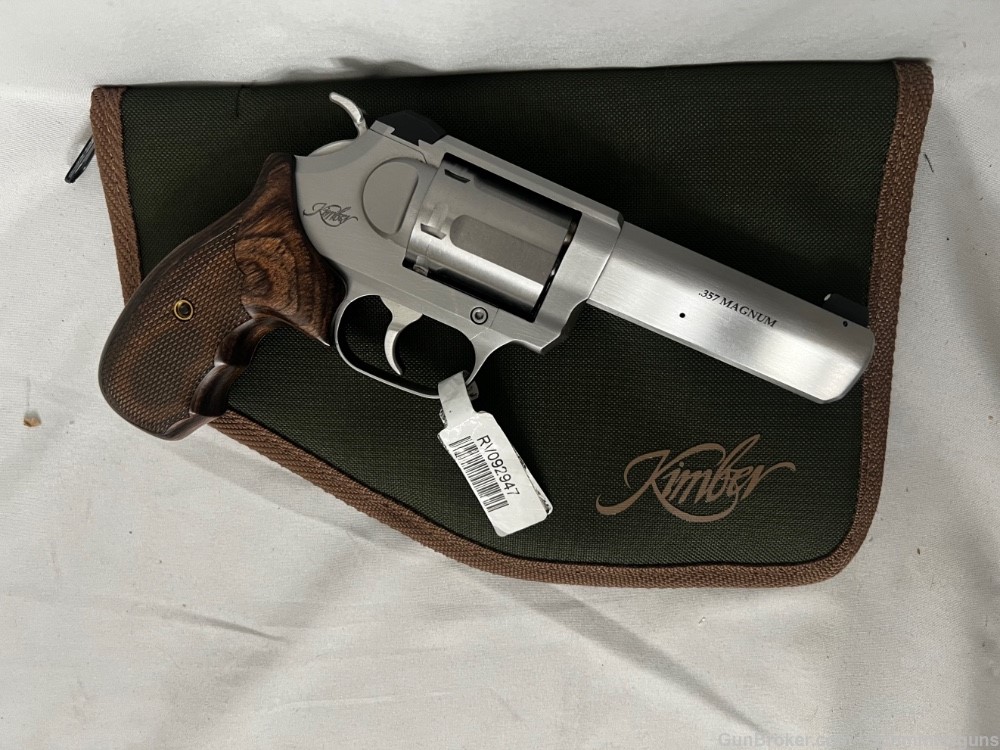 KIMBER K6S DASA COMBAT REVOLVER 357 mag 4 IN. STAINLESS 6 RD. NEW -img-1