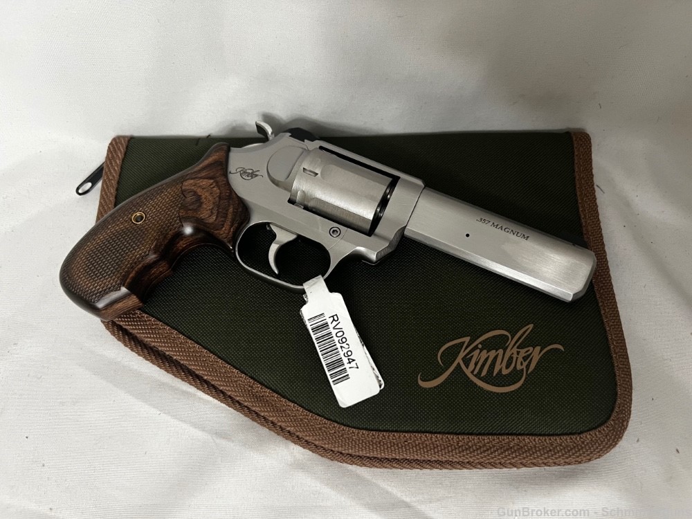 KIMBER K6S DASA COMBAT REVOLVER 357 mag 4 IN. STAINLESS 6 RD. NEW -img-0