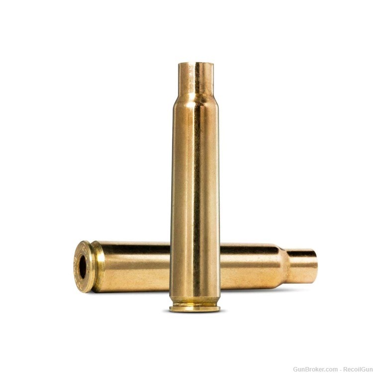 Norma Brass 10285071 338 Lapua Mag New Unprimed 50 count-img-0