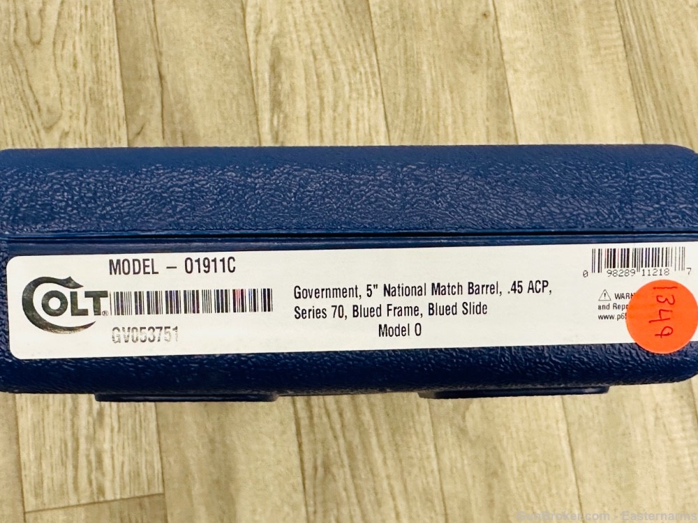 Colt 1911 Classic Blued 45ACP 5" Series 70 O1911C BRAND NEW IN BOX-img-9