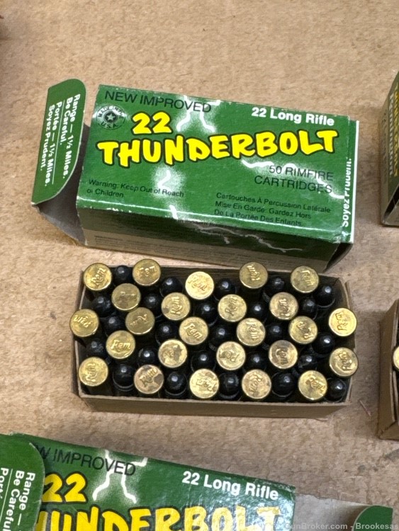 22 thunderbolt remington long rifle hi-speed & cci 22 long bullet lot -img-4
