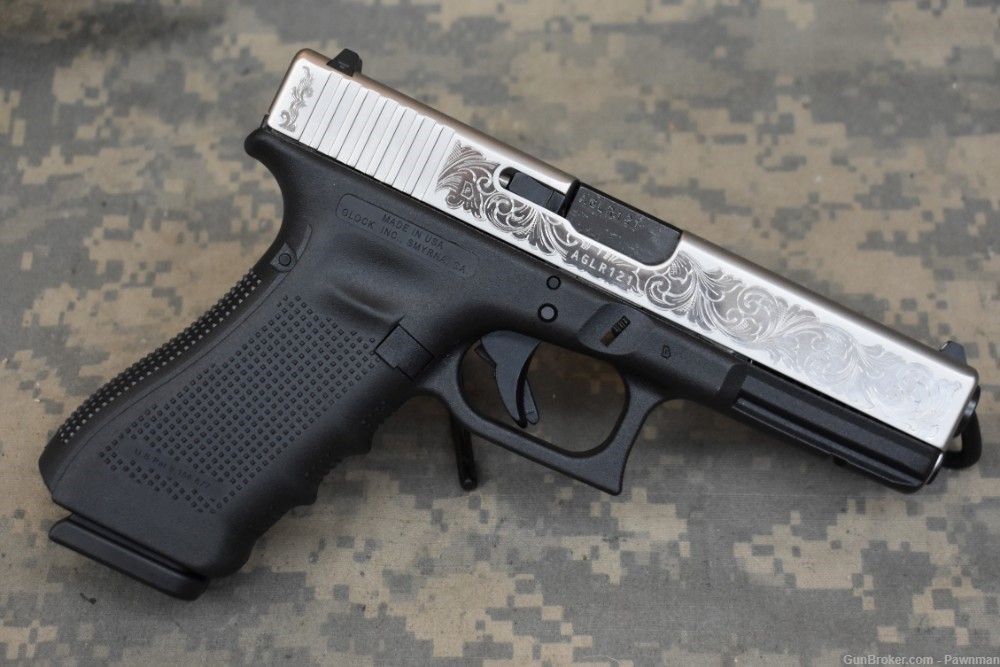 Glock 17 Gen 4 9mm Talos Special Edition Engraved - NEW!-img-0