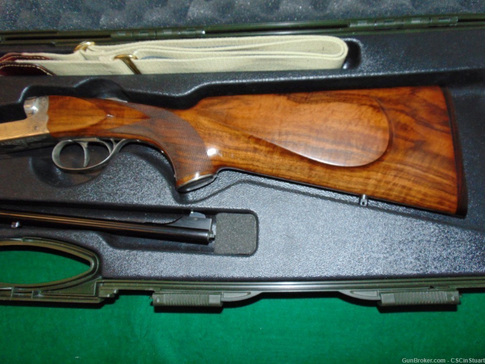 Double Rifle Safari Grade by Chapuis Armes France 7x65Rmm w/ scope, case + -img-49
