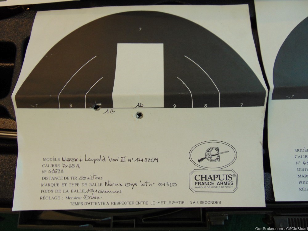 Double Rifle Safari Grade by Chapuis Armes France 7x65Rmm w/ scope, case + -img-64