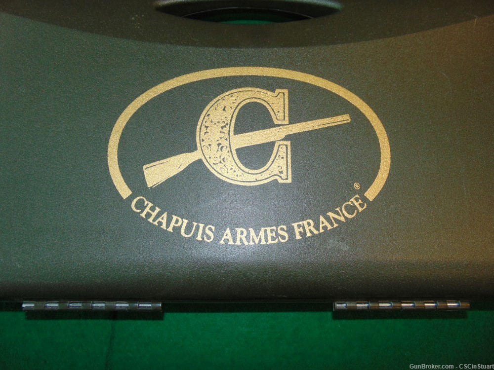 Double Rifle Safari Grade by Chapuis Armes France 7x65Rmm w/ scope, case + -img-55