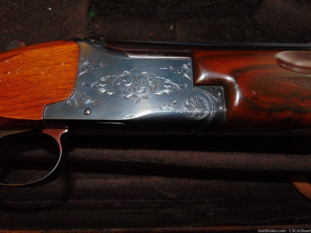 Winchester Model 101 O/U 12 ga SHOTGUN with 3 caliber conversion boxed set-img-12