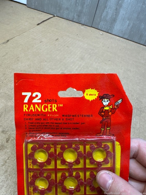 72 shots ranger toy cap gun rings-img-2