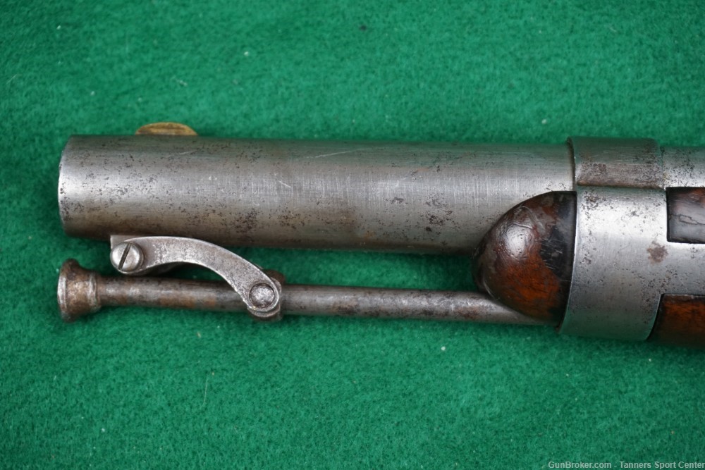 Original R Johnson 1836 / 1844 Tower Percussion Pistol .54cal No Reserve-img-1
