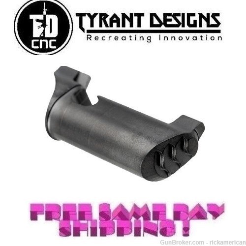 Tyrant Extended Mag Release for S&W M&P Full Size/Compact # TD-MPE-FSC-BLK-img-0