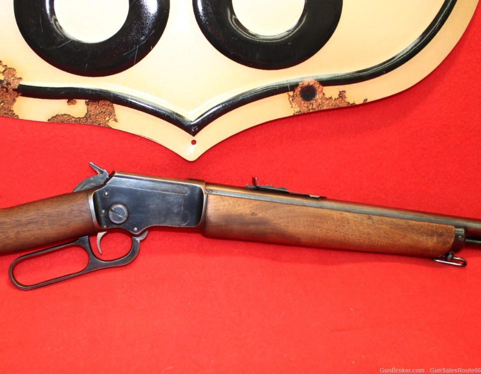Marlin 39A Golden Mountie Rifle .22 L/S/LR Lever Action Rifle "JM" 1958-img-4