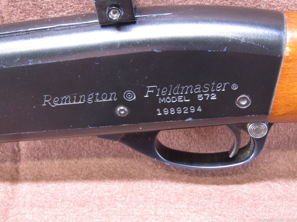 Remington 572 Fieldmaster 22 S/L/LR Pump Action Rifle 15 RD Tube Mag-img-15