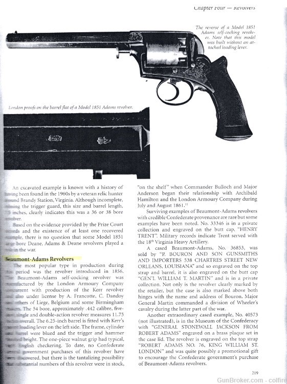 English Adams Patent .45 Caliber 5-Shot Revolver (AH4888)-img-8