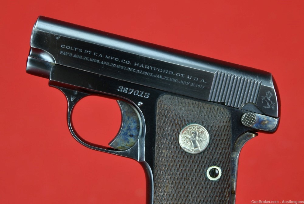 STUNNING Colt Model 1908 Vest Pocket - .25 ACP - *W/ ORIG. BOX*-img-12
