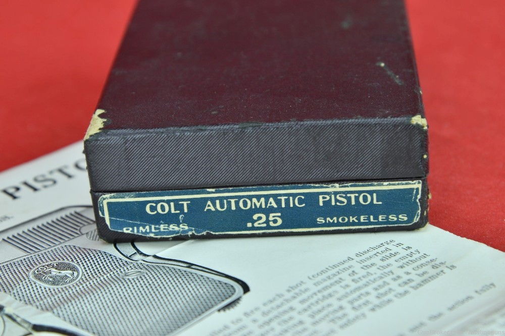 STUNNING Colt Model 1908 Vest Pocket - .25 ACP - *W/ ORIG. BOX*-img-3