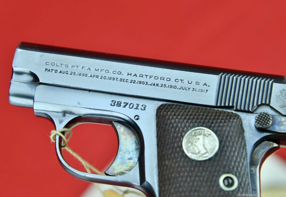 STUNNING Colt Model 1908 Vest Pocket - .25 ACP - *W/ ORIG. BOX*-img-5