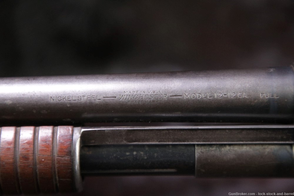 Winchester Model 12 1912 Takedown Poly Choke 12 Gauge Pump Shotgun C&R-img-21