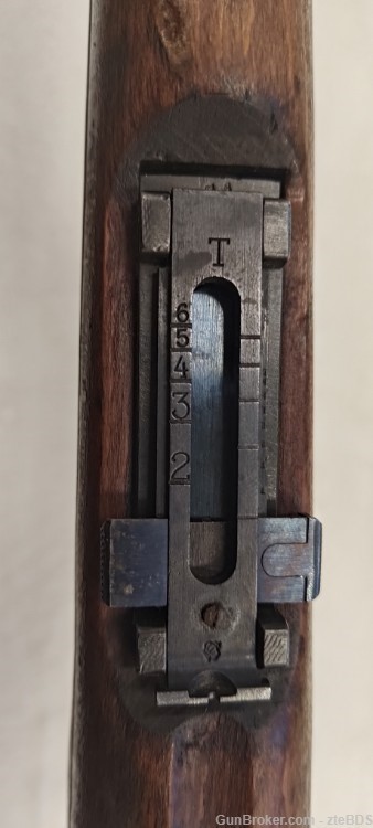 M38 1942 Swedish Mauser 6.5 x 55 Swede Nickle Hood Sight Threaded Barrel-img-12