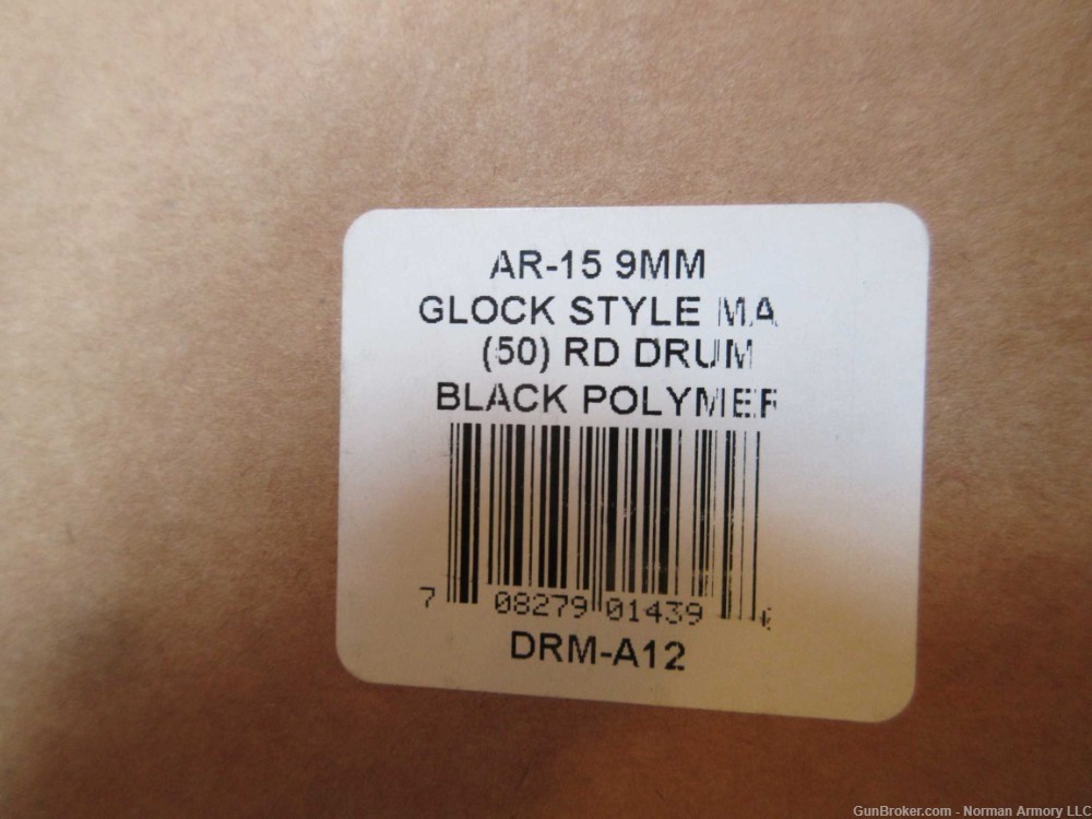 PROMAG GLOCK STYLE PCC 9MM 50 ROUND DRUM MAGAZINE, BLACK AR15-img-2