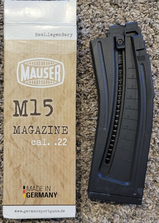 22rd 22LR Black Magazine GSG-15 Mauser M-15 ISSC MK22 MSR RX22-img-0
