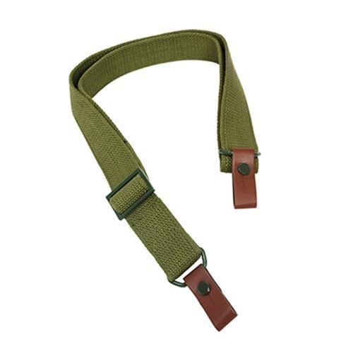 Green Canvas Military Style Rifle Sling Strap for AK AK47 VSAK MAK90 SKS-img-0