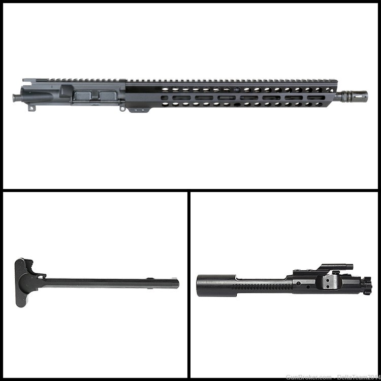 AR15 5.56 NATO Rifle Complete Upper - Mil-Spec Forged Upper Receiver-img-0