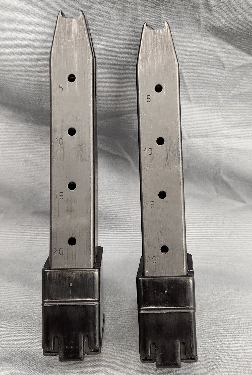 Two Beretta 92 magazines 9mm 20rds each-img-3