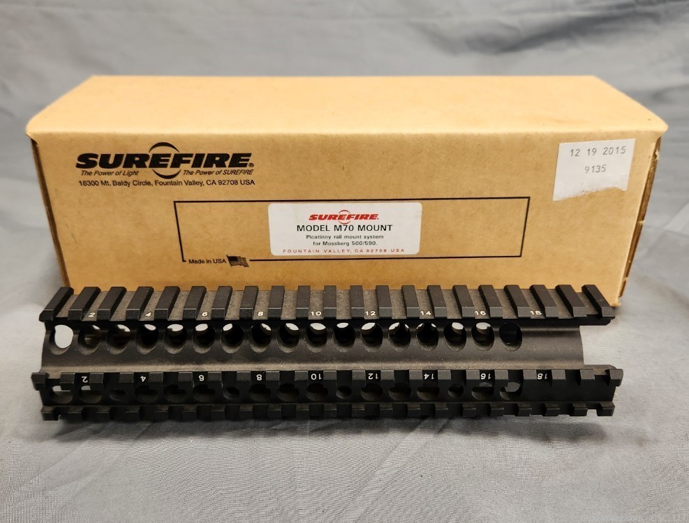 Surefire M70 forend rail for Mossberg 500 and 590 shotguns-img-0