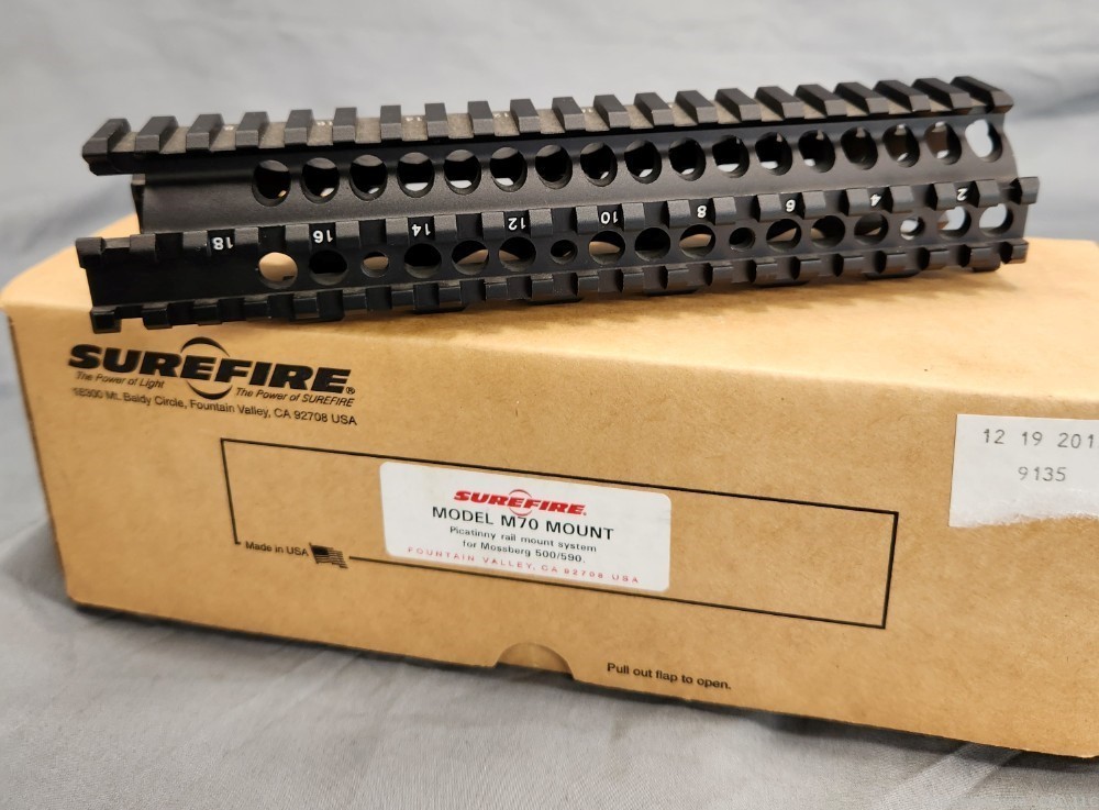 Surefire M70 forend rail for Mossberg 500 and 590 shotguns-img-5