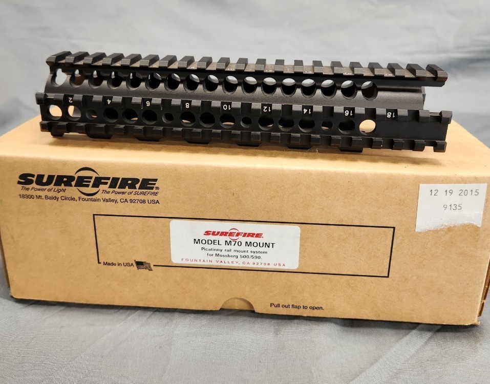 Surefire M70 forend rail for Mossberg 500 and 590 shotguns-img-4