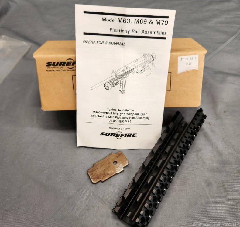 Surefire M70 forend rail for Mossberg 500 and 590 shotguns-img-9