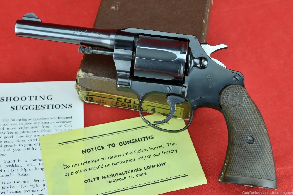 MINTY & EARLY 1952 Colt Cobra - .32 - *W/ ORIGINAL BOX*-img-0