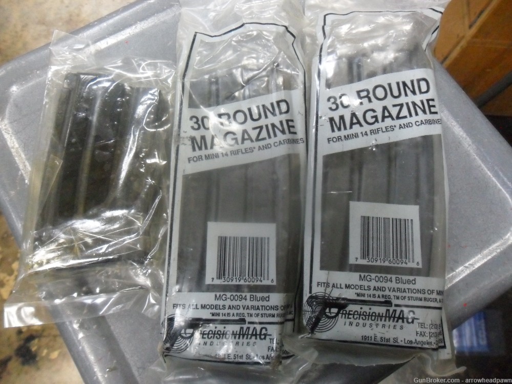 2 New 30 Round & 1 New 20 Round PrecisionMag Magazines for Ruger Mini-14-img-0