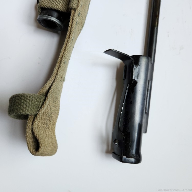 STEN MkII SMG Bayonet  and Scabbard / frog gun knife frog sticker skewer -img-3