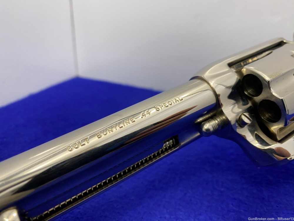 1981 Colt Buntline Single Action Army .44 Special 12" *RARE NICKEL FINISH* -img-18