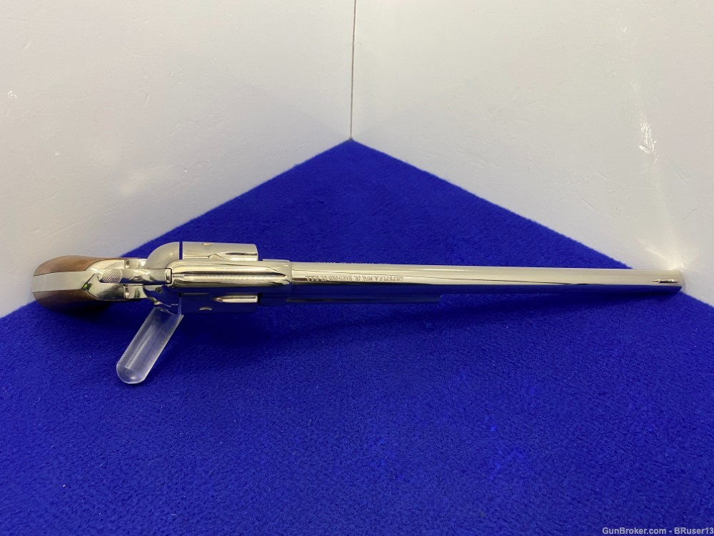 1981 Colt Buntline Single Action Army .44 Special 12" *RARE NICKEL FINISH* -img-25