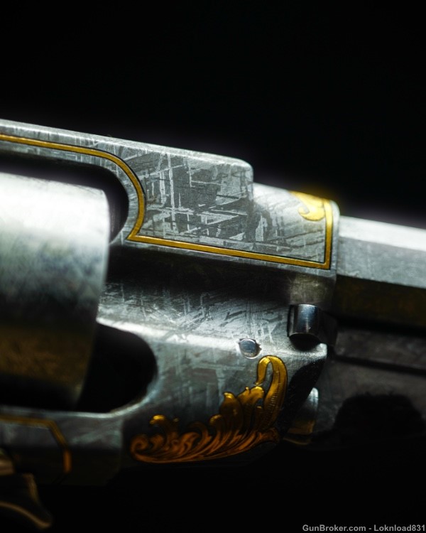 The Space Cowboy, Meteorite & Gold .44 1858 Revolver-img-2