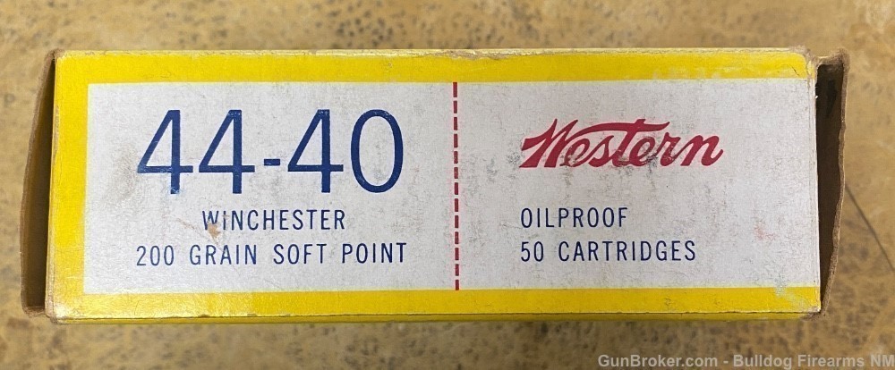 Western X .44-40 Winchester 200 Gr. Soft Point 50 rd box VINTAGE-img-2