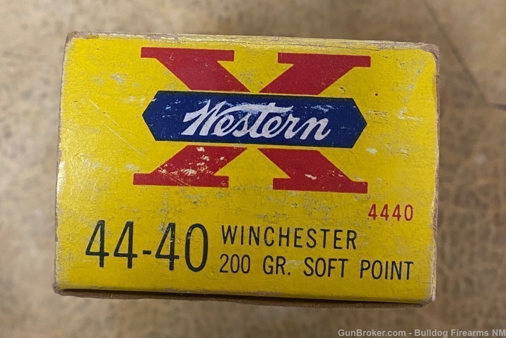 Western X .44-40 Winchester 200 Gr. Soft Point 50 rd box VINTAGE-img-4
