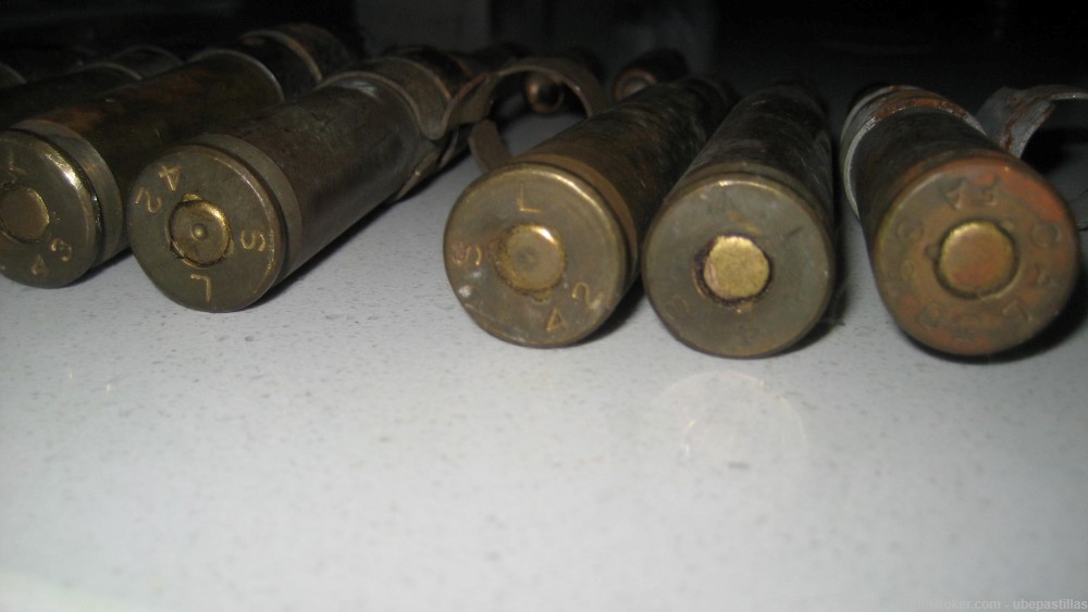 50 BMG WWII Ammo Lot M2 Tracer Ball AP 8 rds Pull Down -img-2
