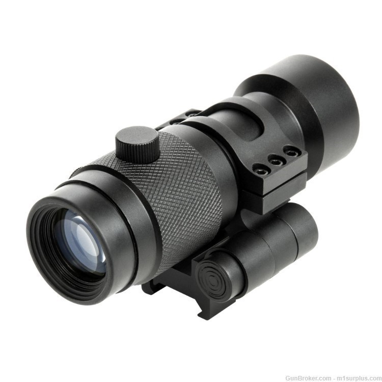 NcSTAR 3x Magnifier w/ Flip To Side QD Mount for SIG M400 MCX Hk416 MR556-img-3