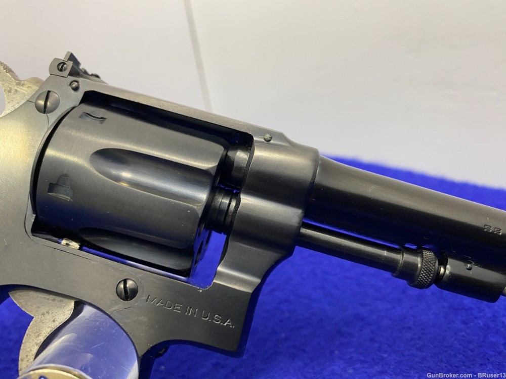 Smith Wesson .22/32 Hand Ejector .22LR Blue 6" *EXCELLENT VINTAGE REVOLVER*-img-24